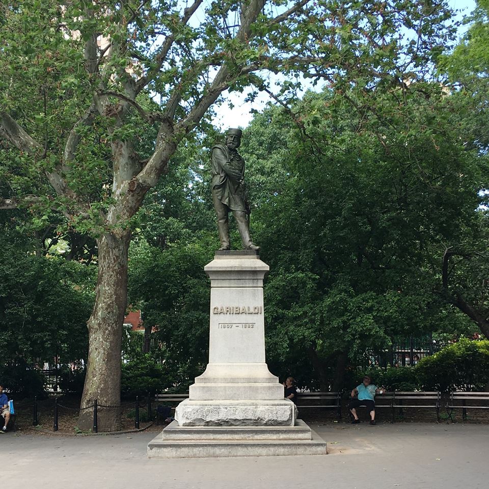 Who Was Garibaldi His Statue in Washington Square Park