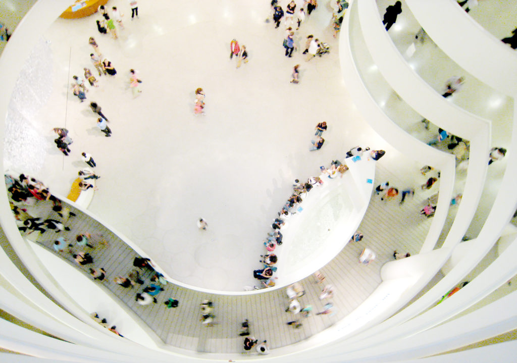 Visiting NYC Museums Guggenheim during Museum Mile Festival