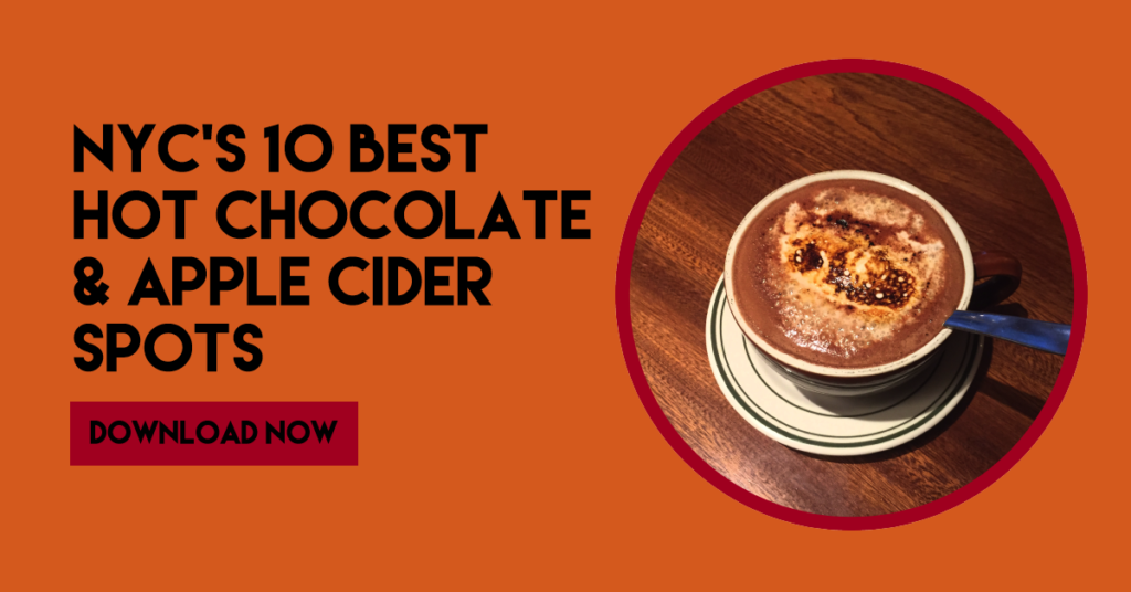 NYC's best hot cocoa and apple cider  downloadable ebook