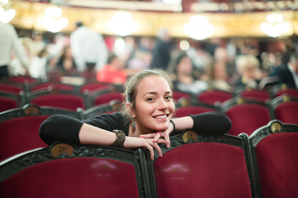 Our-Favorite-NYC-Movie Theaters Woman in seat
