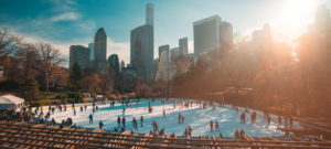 ice skating in Central Park