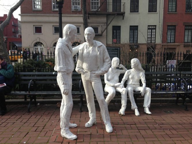 Sheridan Square Statues